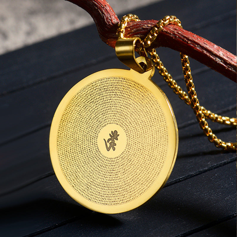 Shurangama Mantra Divine Protection Amulet Necklace