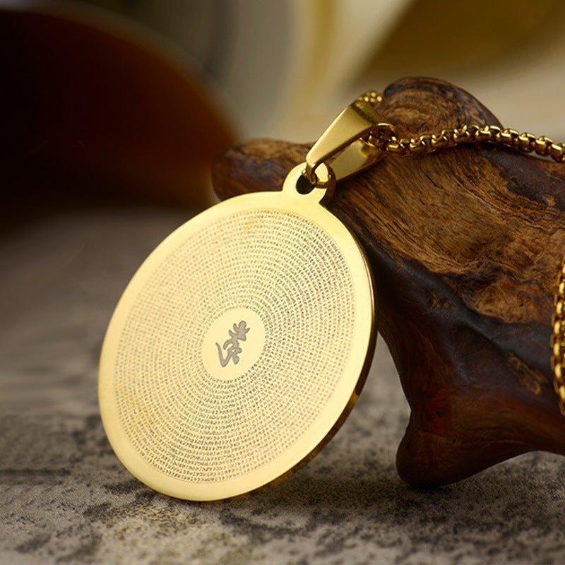 Shurangama Mantra Divine Protection Amulet Necklace