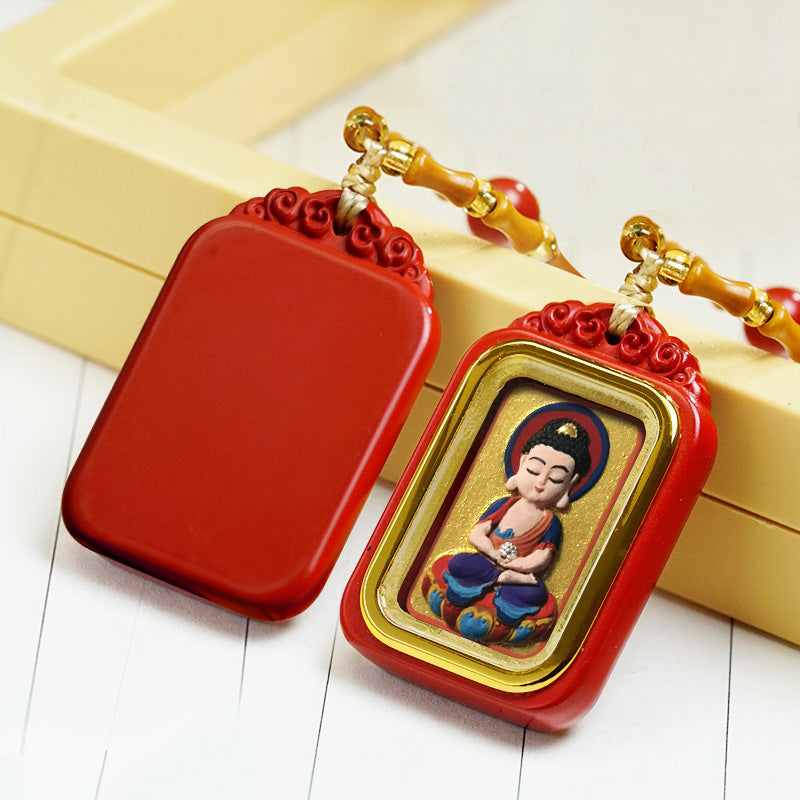 Vairocana Tsa Tsa Box Necklace