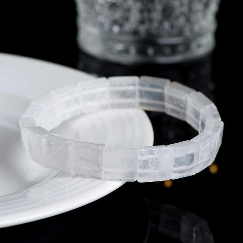 White Phantom Quartz Bracelet: Spiritual Growth, Clarity, Transformation