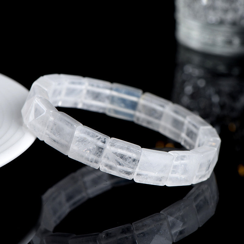White Phantom Quartz Bracelet: Spiritual Growth, Clarity, Transformation