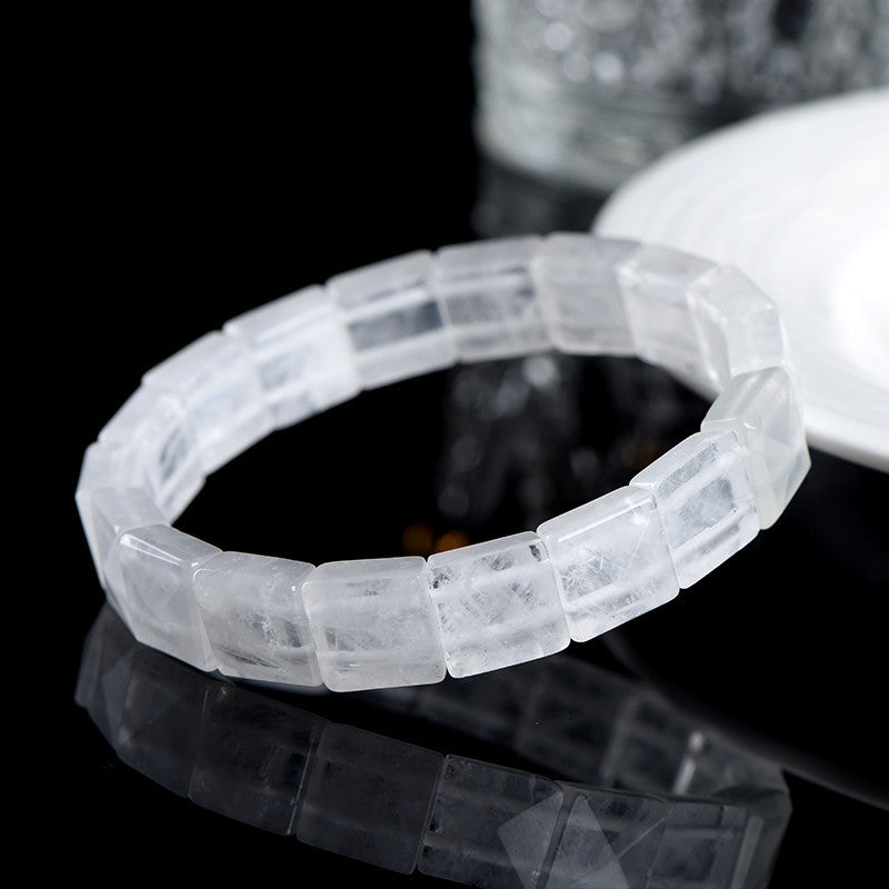 White Phantom Quartz Bracelet: Spiritual Growth, Clarity, Transformation
