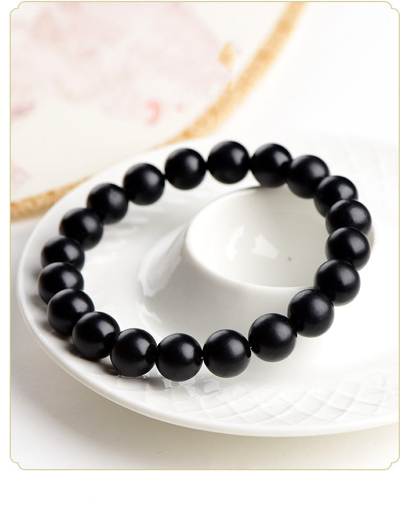 Hetian Black Jade Energy Bracelet(8mm): Grounding, Protection, Inner Strength