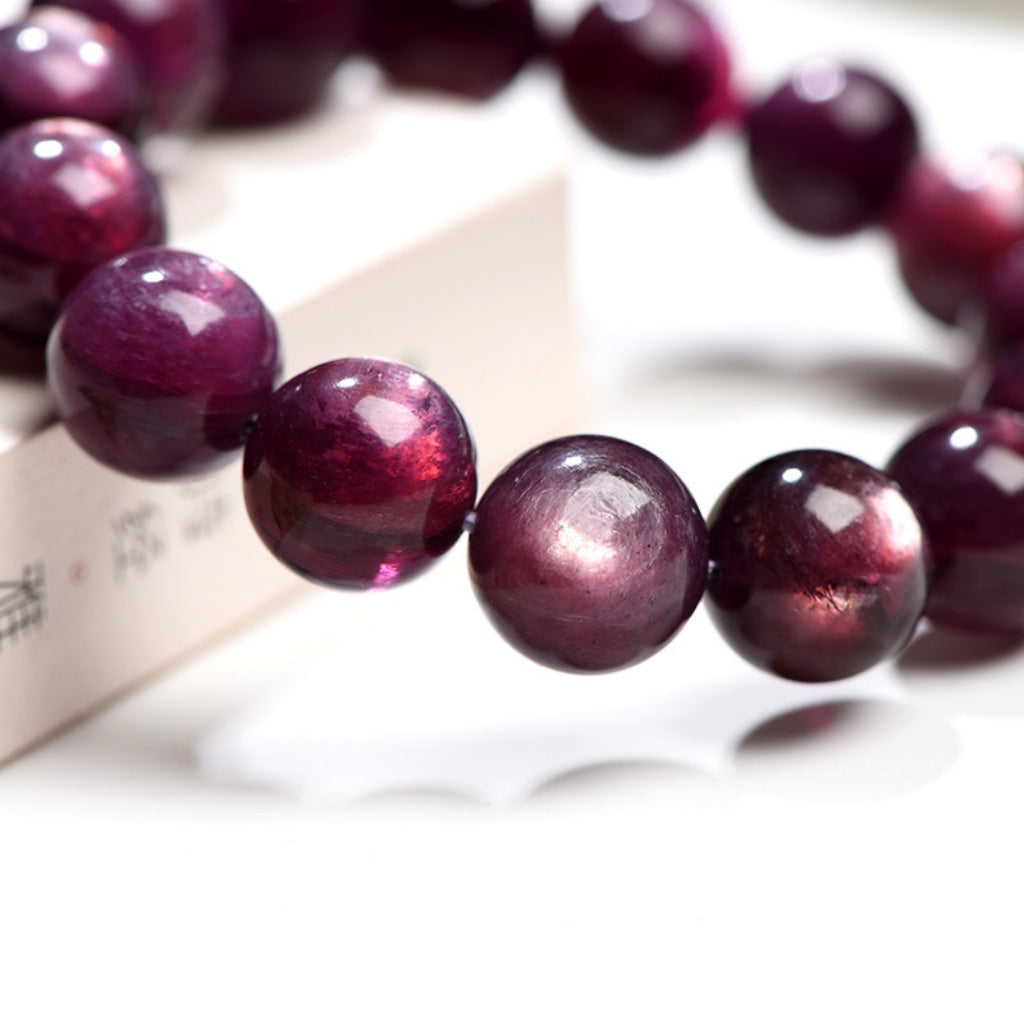 Cat's Eye Lepidolite Energy Bracelet: Emotional Balance, Intuition, and Prosperity