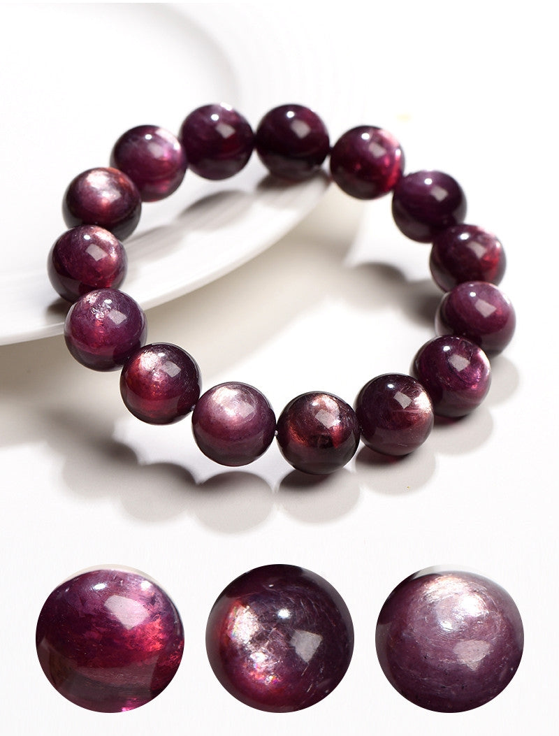 Cat's Eye Lepidolite Energy Bracelet: Emotional Balance, Intuition, and Prosperity