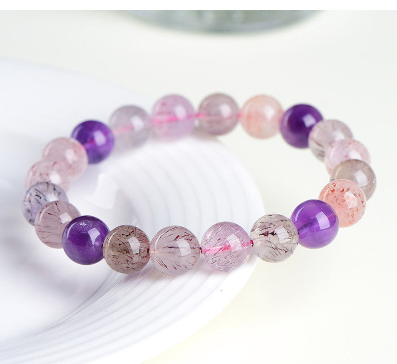 Super Seven Crystal Energy Bracelet: Spiritual Awakening, Balance, Manifestation