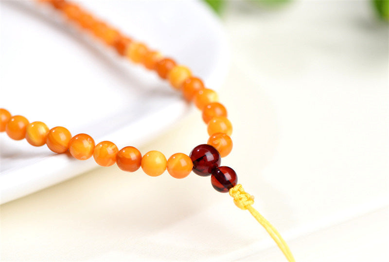 Old Amber Bracelet: A Connection to Nature's Serenity