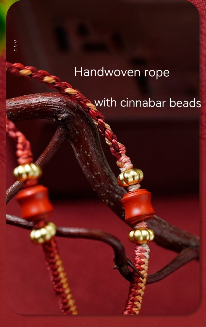 Eight Auspicious Symbols Charm Box Necklace ( the Six-Syllable Mantra)
