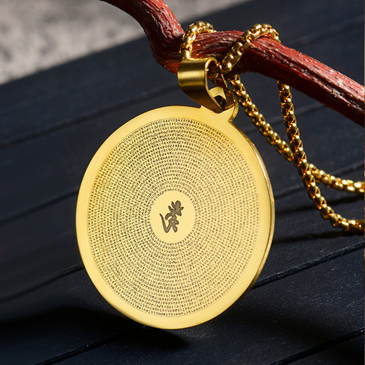 Shurangama Mantra Divine Protection Amulet Necklace