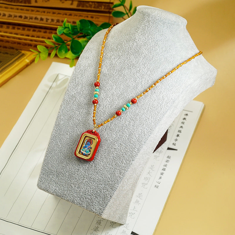 Amitabha Tsa Tsa Box Necklace
