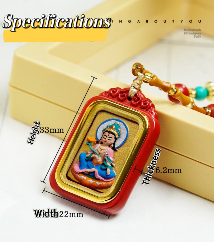 Amitabha Tsa Tsa Box Necklace