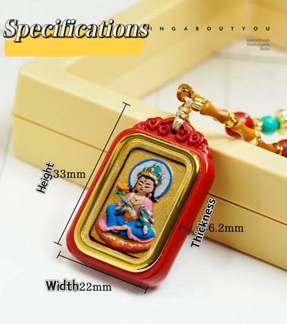 Amitabha Tsa Tsa Box Necklace