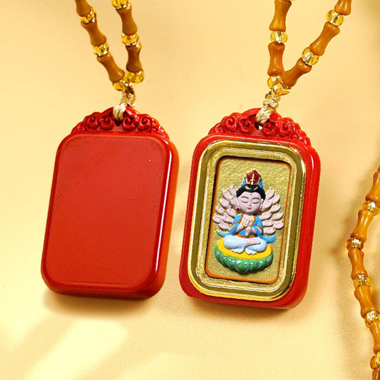 Guanyin Tsa Tsa Box Necklace