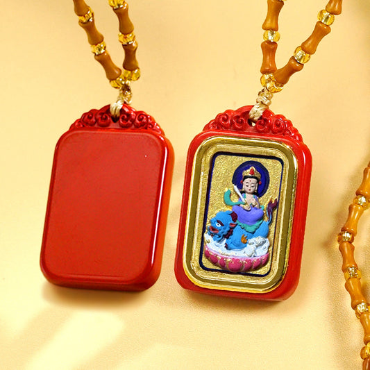 Manjushri Tsa Tsa Box Necklace
