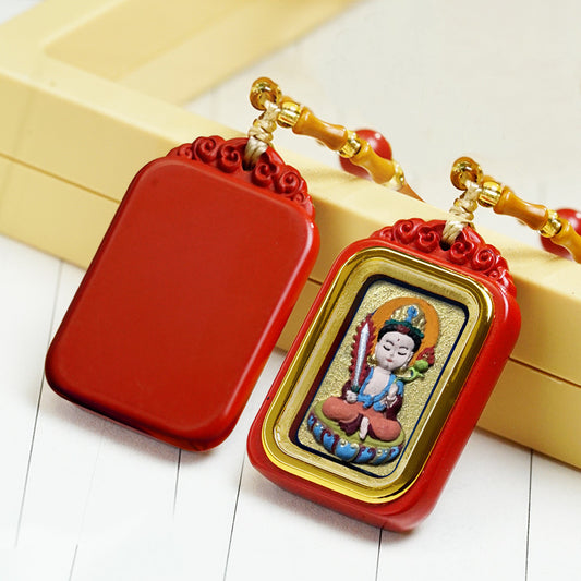 Kṣitigarbha Tsa Tsa Box Necklace