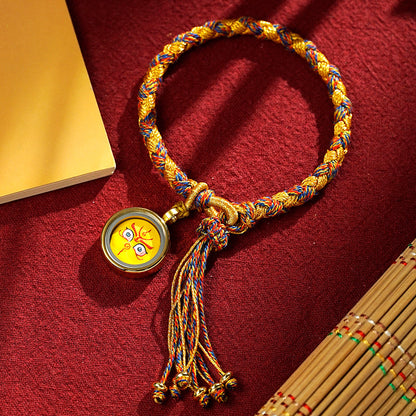 Five-Way God of Wealth Knot Bracelet（Yellow Eye）