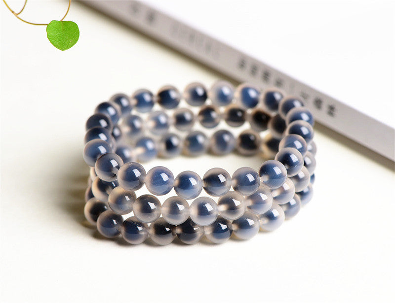 White Sweet Heart Agate Bracelet: Purity, Clarity, Inner Peace