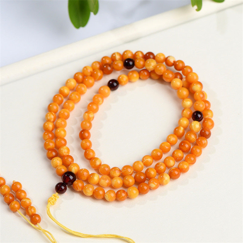 Old Amber Bracelet: A Connection to Nature's Serenity