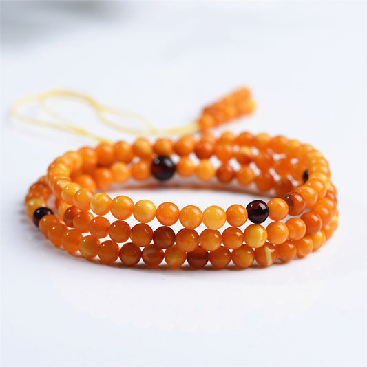 Old Amber Bracelet: A Connection to Nature's Serenity