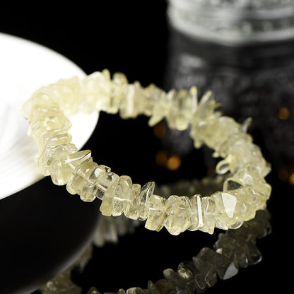 Libyan Gold Meteorite Energy Bracelet: Embrace Cosmic Healing with Unique Design