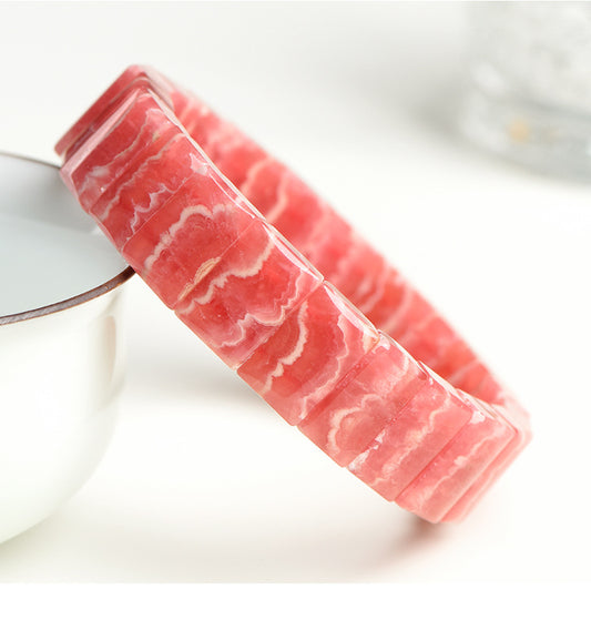 Rhodochrosite Energy Bracelet:  Love. Healing, Compassion
