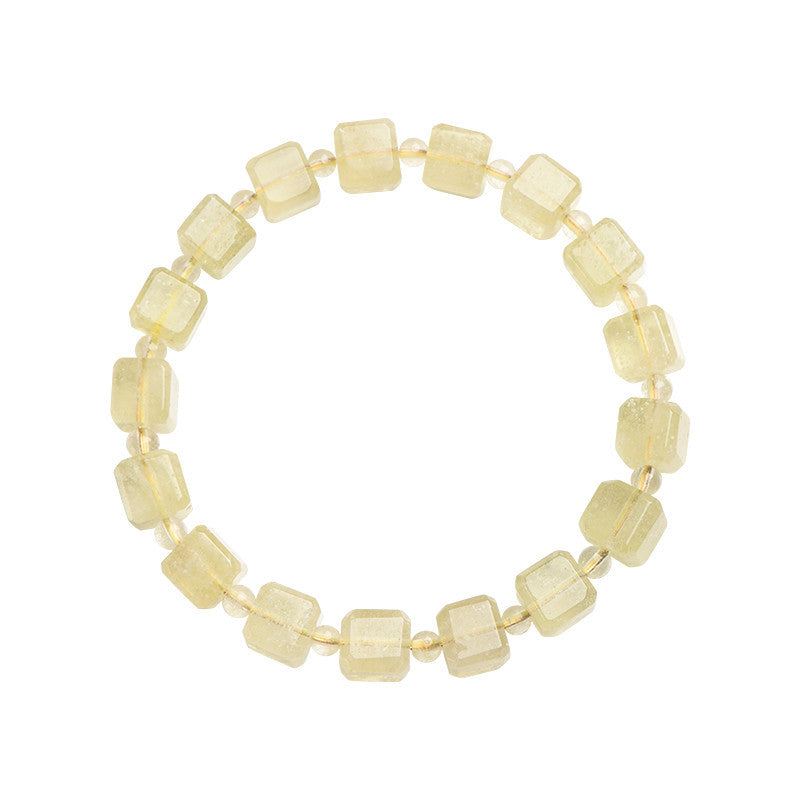 Libyan Meteorite Cube Design Bracelet: A Cosmic Touch of Healing