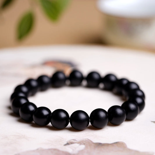 Hetian Black Jade Energy Bracelet（10mm): Grounding, Protection, Inner Strength