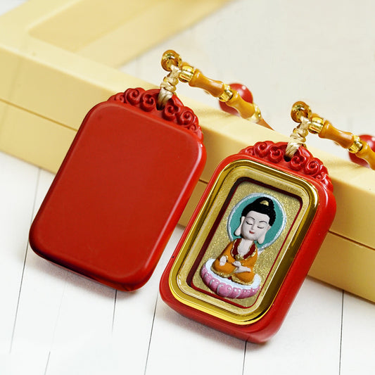 Amitabha Tsa Tsa Box Necklace